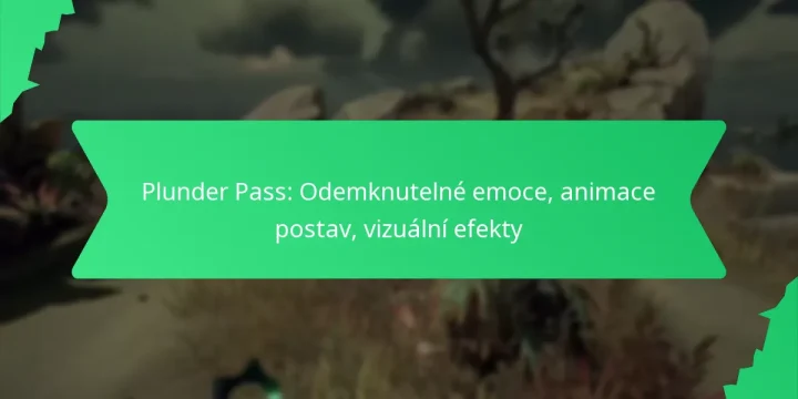 Plunder Pass: Odemknutelné emoce, animace postav, vizuální efekty
