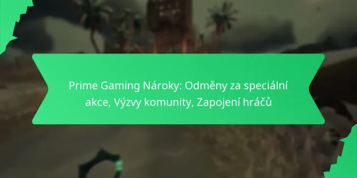 Prime Gaming Nároky: Odměny za speciální akce, Výzvy komunity, Zapojení hráčů