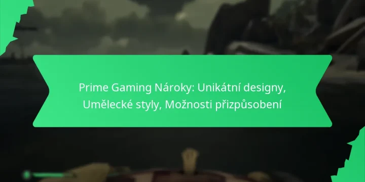 Prime Gaming Nároky: Unikátní designy, Umělecké styly, Možnosti přizpůsobení