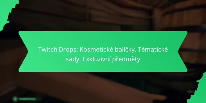 Twitch Drops: Kosmetické balíčky, Tématické sady, Exkluzivní předměty