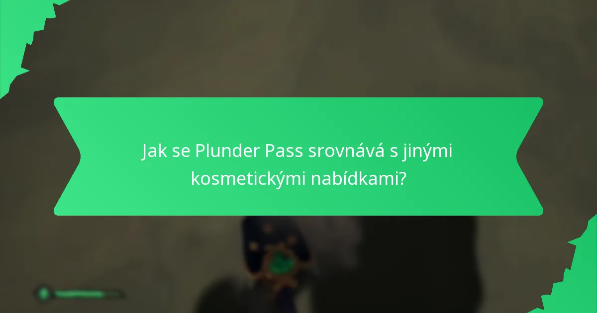 Jaké designové prvky definují kosmetiku v Plunder Pass?