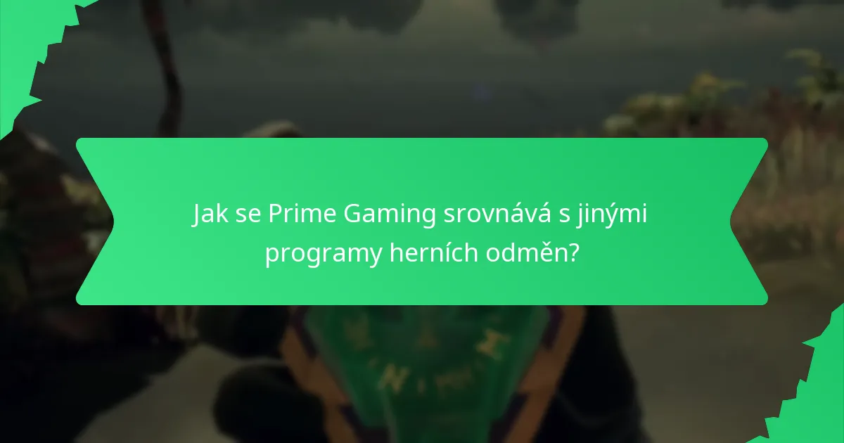 Jaké exkluzivní odměny jsou k dispozici prostřednictvím Prime Gaming?